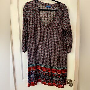 Lightweight, beautiful, patterned dress from Nuage Bleau in Maui